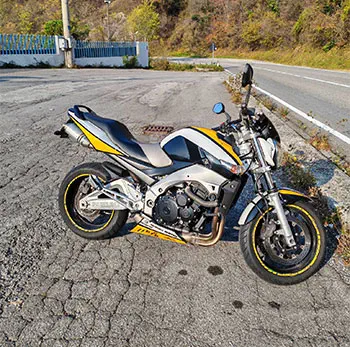 Recupero moto su strada